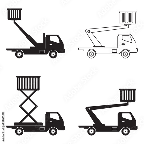 Lifting machine icon