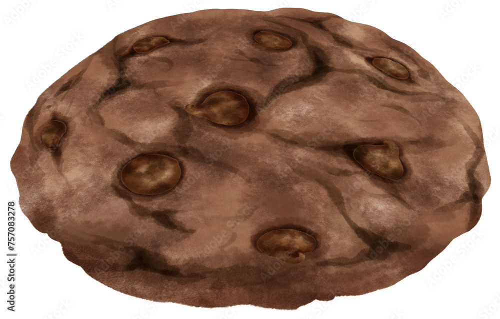 Watercolor cookies illustration Watercolor cookies illustration