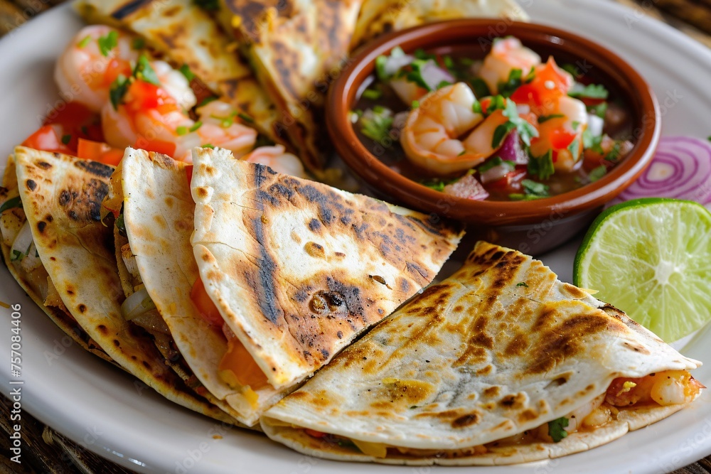 Shrimp and Avocado Tacos A Delicious and Nutritious Meal for the Month of Love Generative AI