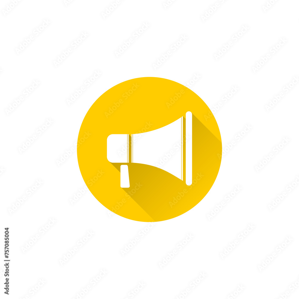 Megaphone icon isolated on transparent background Megaphone icon isolated on transparent background