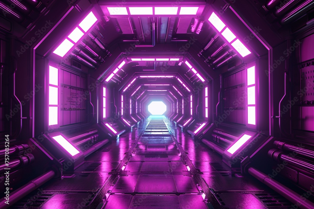 Pink Neon Tunnel A Monthly Event in the Digital World Generative AI Pink Neon Tunnel A Monthly Event in the Digital World Generative AI