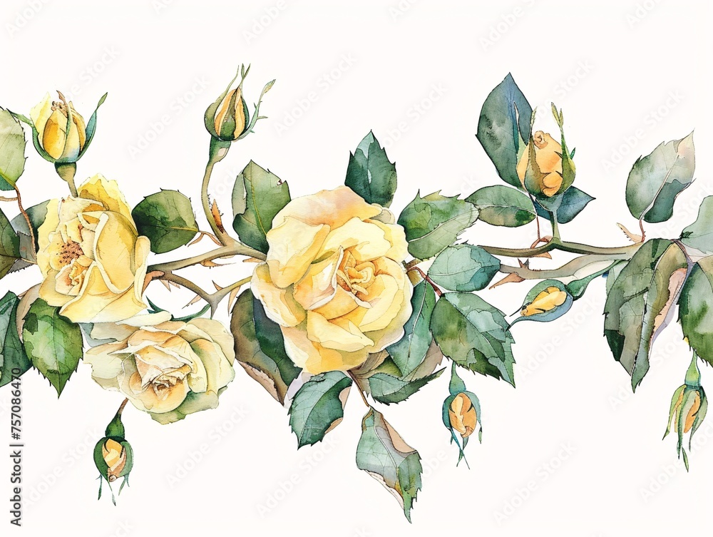 Obraz premium Flower Power A Bouquet of Roses for a Monthly Celebration Generative AI