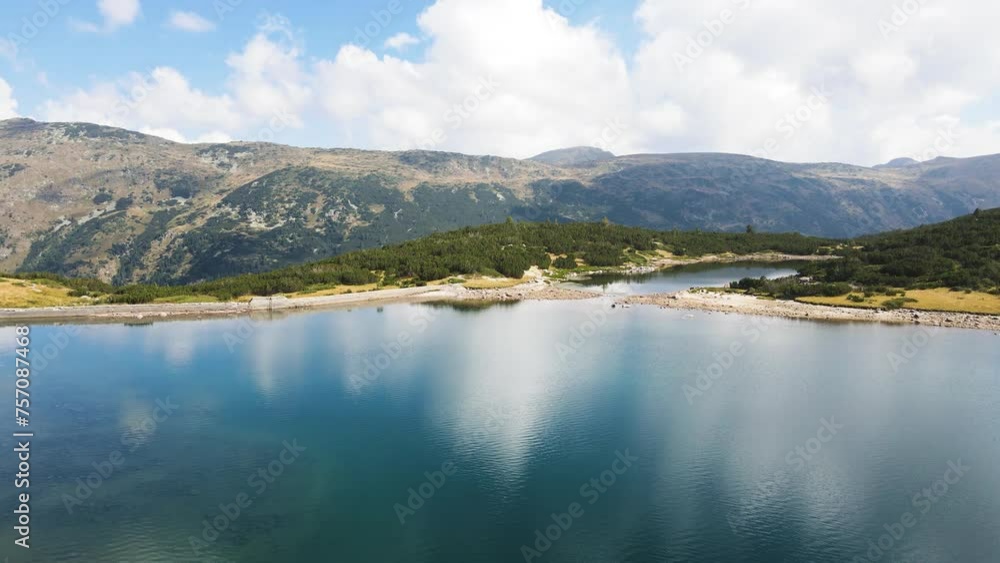 Amazing Aerial view of The Stinky Lake (Smradlivoto Lake), Rila mountain, Bulgaria Amazing Aerial view of The Stinky Lake (Smradlivoto Lake), Rila mountain, Bulgaria