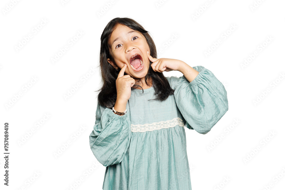 Portrait of a girl in Studio for commercial advertising Portrait of a girl in Studio for commercial advertising