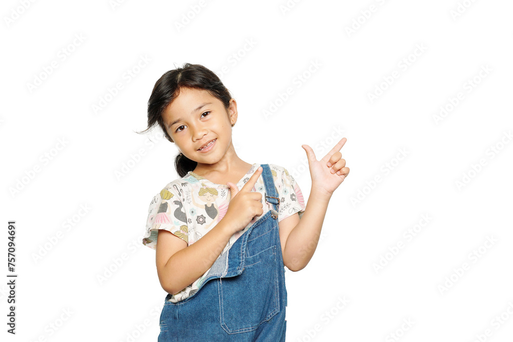 Have fun girl wearing joyful clothes with any expressions Have fun girl wearing joyful clothes with any expressions