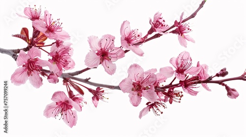 Pink Petals in Full Bloom A Stunning Springtime Sight Generative AI
