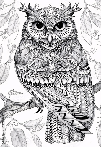Owl Artwork A Blend of Tradition and Modernity Generative AI