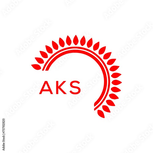 AKS  logo design template vector. AKS Business abstract connection vector logo. AKS icon circle logotype.
 photo