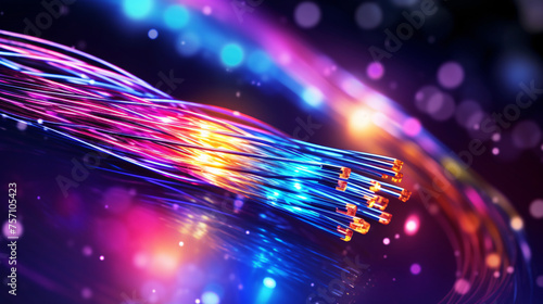 Connection of Optical fiber cable technology background