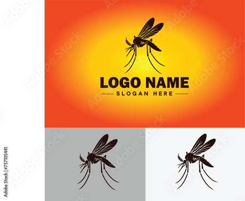 mosquito logo vector art icon graphics for business brand icon mosquito logo template