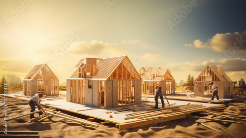 Constructing houses for rising rural demand