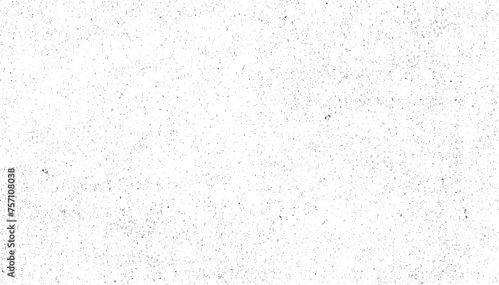 Fototapeta premium Black grainy texture isolated on white background. Dust overlay. Dark noise granules. Chaotic black spots on white background, black drop texture, bokeh, abstraction, snowfall