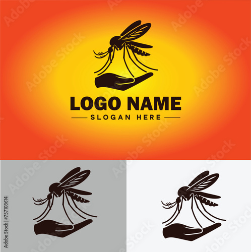 mosquito logo vector art icon graphics for business brand icon mosquito logo template