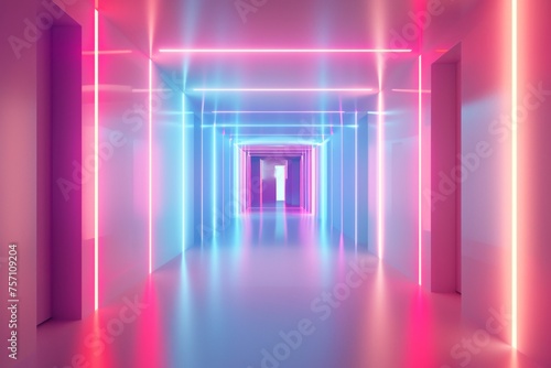 Bright White Hallway