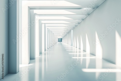 Bright White Hallway