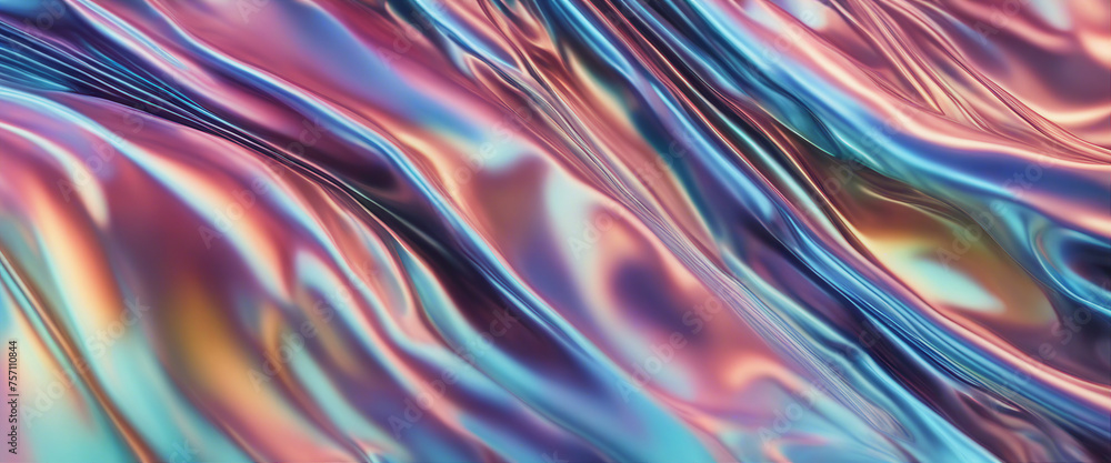 abstract holographic chromatic background