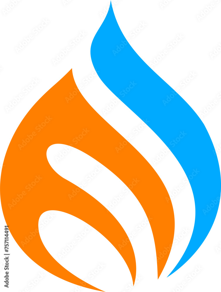 gas logo abstract vector design template gas logo abstract vector design template