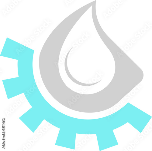 water engineering logo abstract vector design template