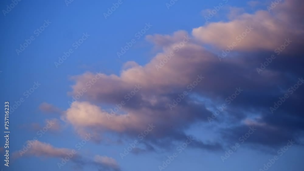 Timelapse of clouds at sunset Timelapse of clouds at sunset