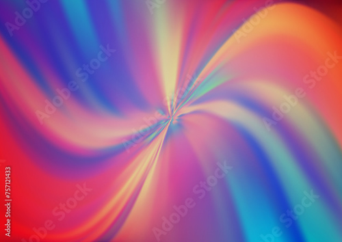 Light Blue  Red vector blurred shine abstract background.