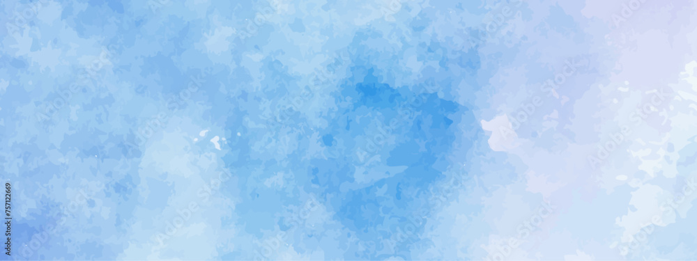 abstract soft brush painted white and blue watercolor background. abstract soft brush painted white and blue watercolor background.