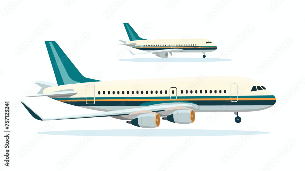 Transportation design. airplane icon. Flat and isolated