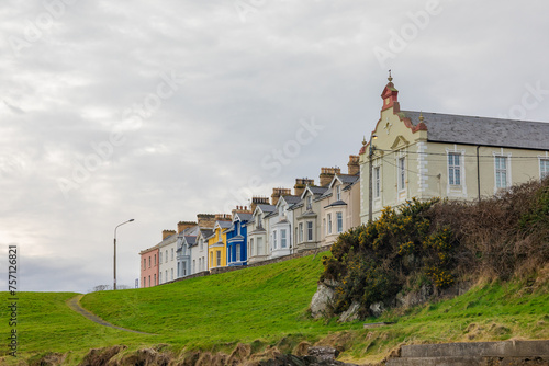 Moville Countryside. Charming Rural Houses in Northern Ireland photo