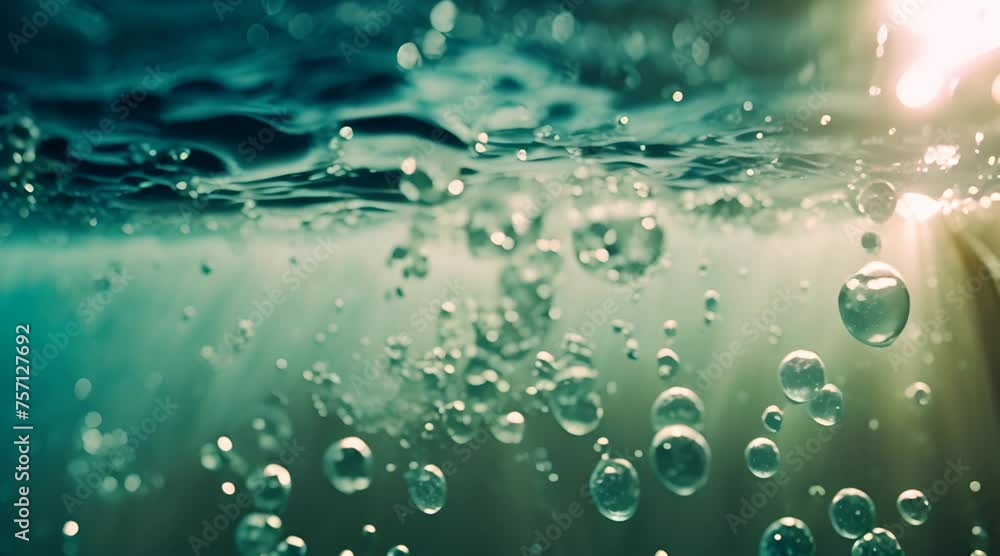 blue underwater air bubbles coming up to the surface water ocean animation blue underwater air bubbles coming up to the surface water ocean animation