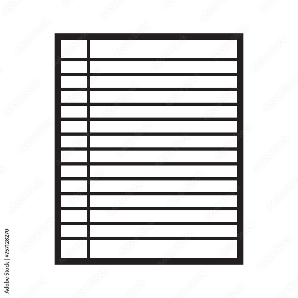 paper line icon vector paper line icon vector
