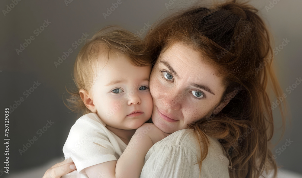 mother holding baby
mother holding baby