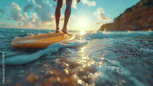 surfer riding waves in Indonesia. men catching waves in ocean  isolated. Surfing action water board sport  