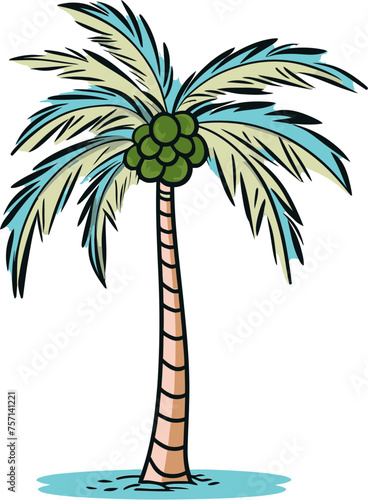 Palm Tree Vector Illustration EPS Free Download Nature s Beauty