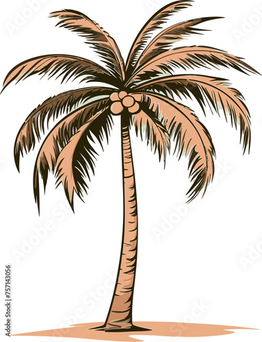 Palm Tree Vector Illustration Free Download EPS Artistic Flair