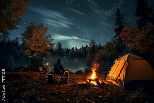 October camping adventure