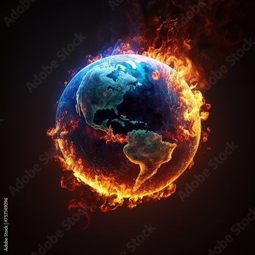 earth with fire