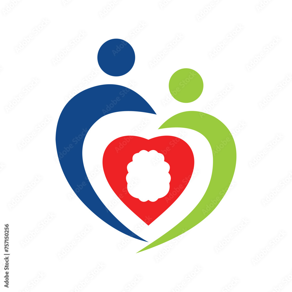 brain healthcare logo. protect against stroke brain healthcare logo. protect against stroke
