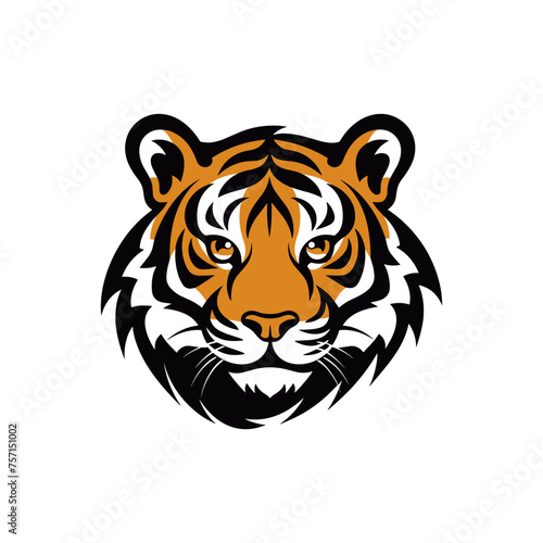 Tiger logo. tiger head vector illustration