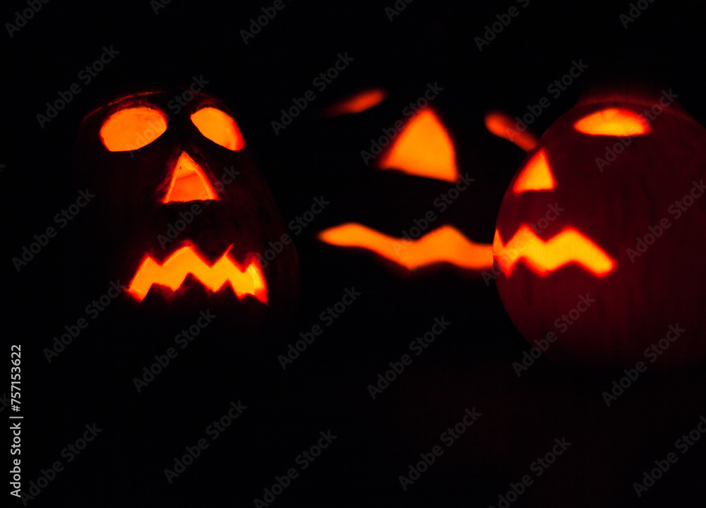 Jack-o-lanterns. The symbol of Halloween. Jack-o-lanterns. The symbol of Halloween.
