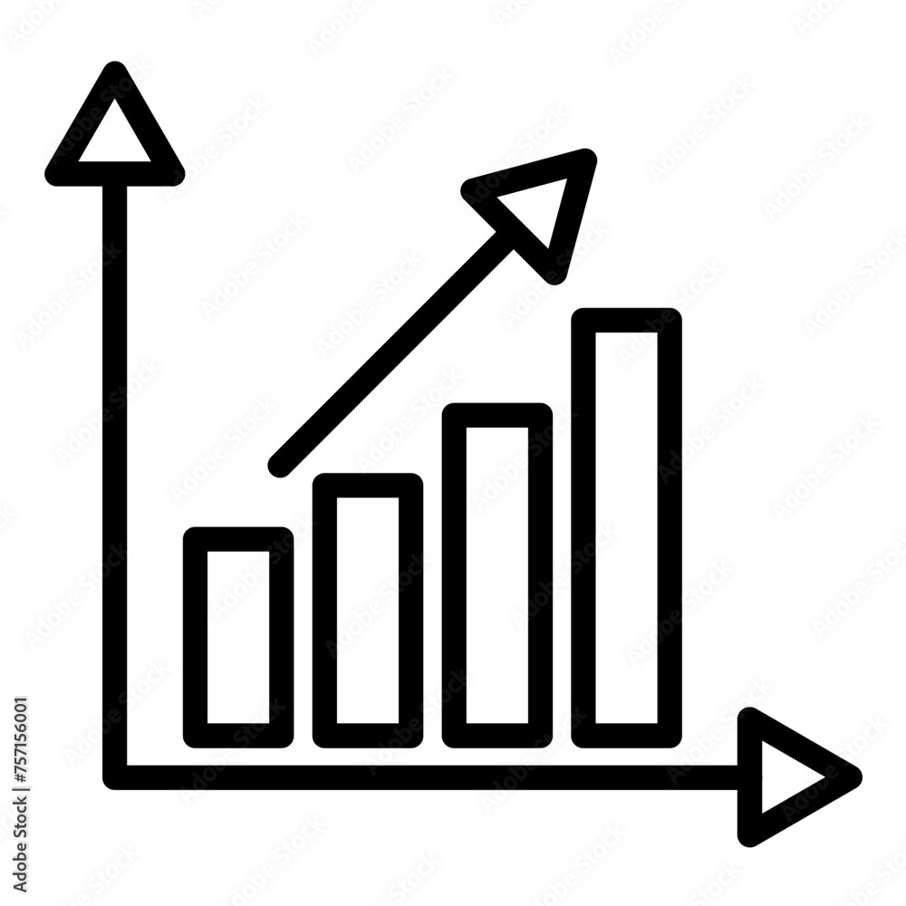 Vector Design Scalability Chart Icon Style Vector Design Scalability Chart Icon Style