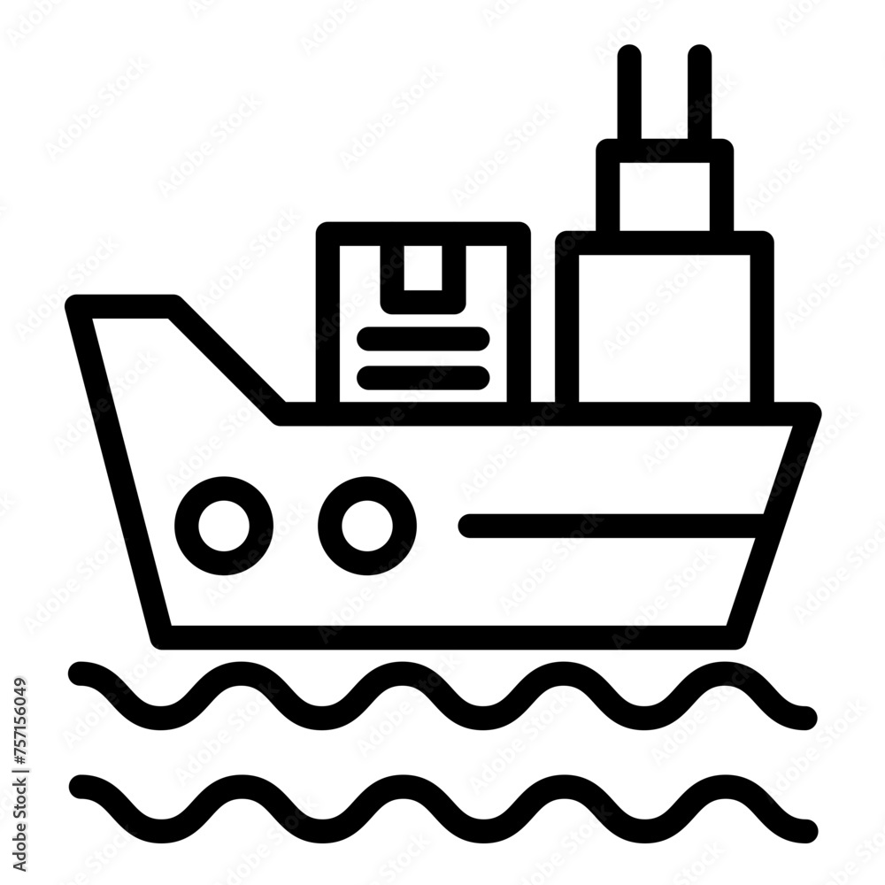 Vector Design Shipping Icon Style Vector Design Shipping Icon Style
