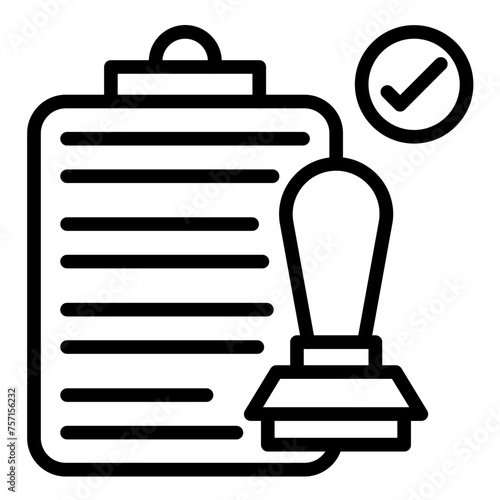 Vector Design Regulation Icon Style