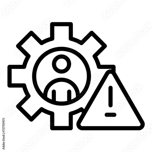 Vector Design Operational Risk Icon Style