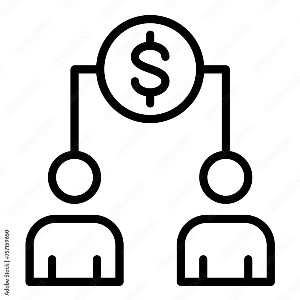 Vector Design Shareholder Icon Style Vector Design Shareholder Icon Style