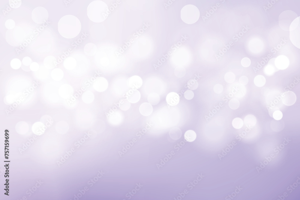 Colorful Bokeh Lights on Purple Background. Vector Illustration Of Wallpaper Backdrop For Party, Holiday, Festival
