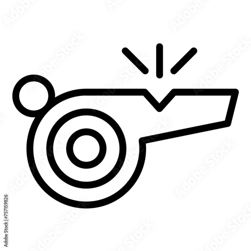 Vector Design Whistleblower Icon Style