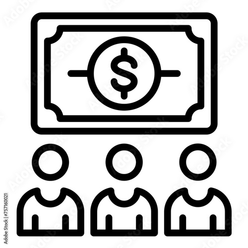 Vector Design Dividend Icon Style