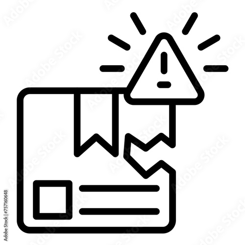 Vector Design Defect Icon Style