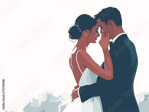  A wedding photographer discreetly captures a couple's tearful first dance preserving a sentimental moment. 