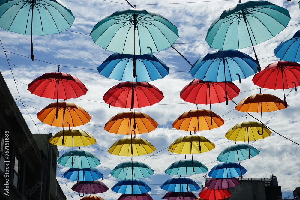 colorful umbrellas colorful umbrellas