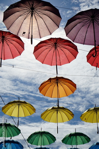 colorful umbrellas